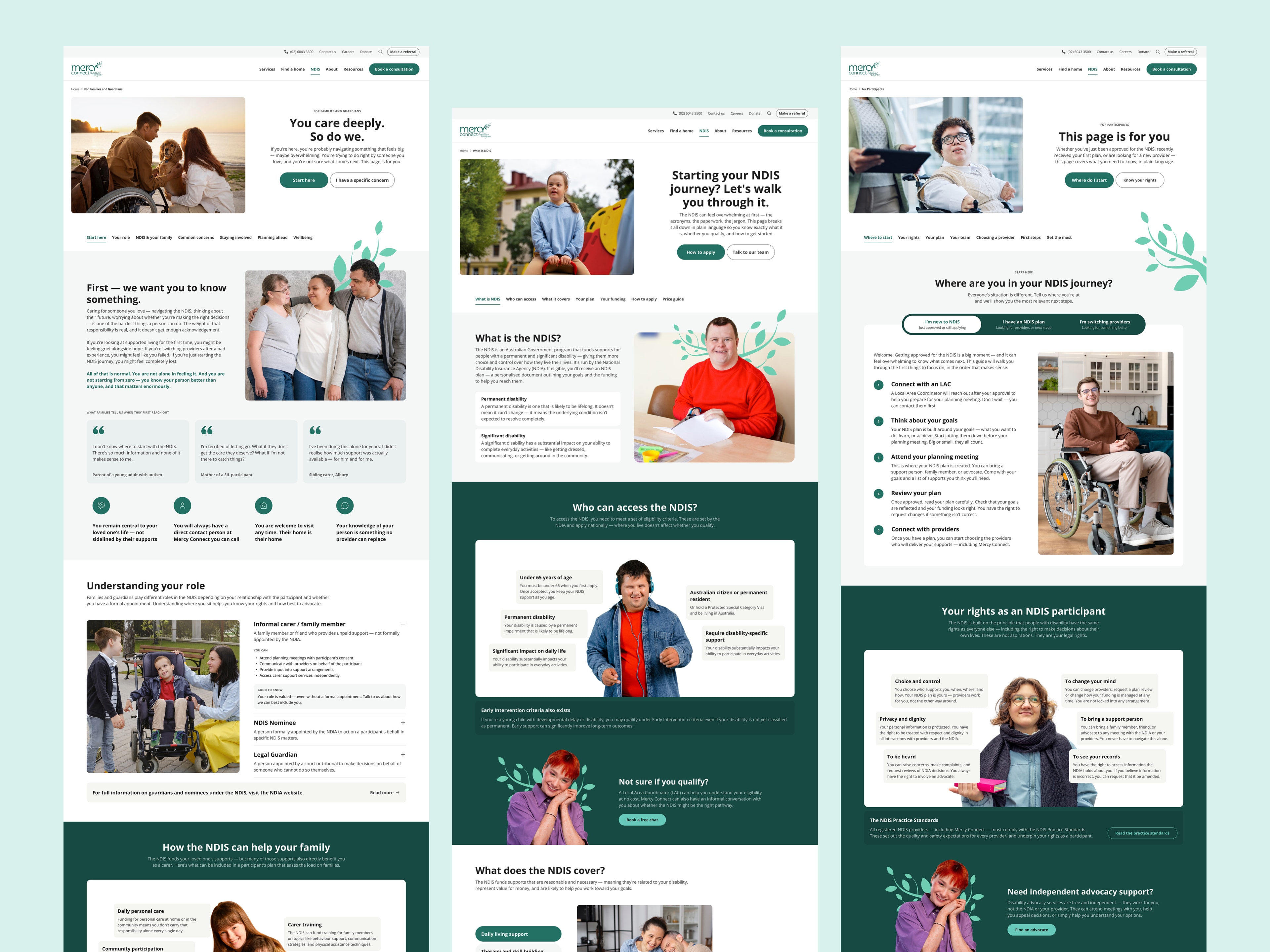 The Mercy Connect NDIS education hub — What is NDIS, For Participants, For Families and Guardians